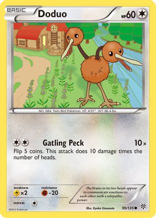 Doduo (99/135) [Black & White: Plasma Storm] - Trinity Hobby