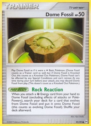 Dome Fossil (92/99) [Platinum: Arceus] - Trinity Hobby