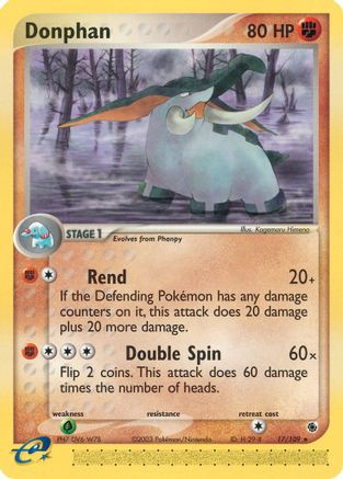 Donphan (17/109) [EX: Ruby & Sapphire] - Trinity Hobby