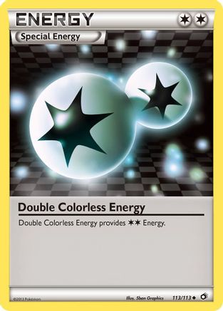 Double Colorless Energy (113/113) [Black & White: Legendary Treasures] - Trinity Hobby