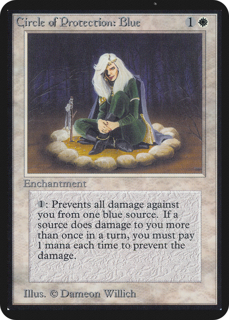 Circle of Protection: Blue [Alpha Edition] - Trinity Hobby