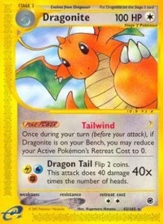 Dragonite (43/165) [Expedition: Base Set] - Trinity Hobby