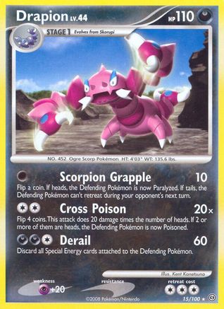 Drapion (15/100) [Diamond & Pearl: Stormfront] - Trinity Hobby