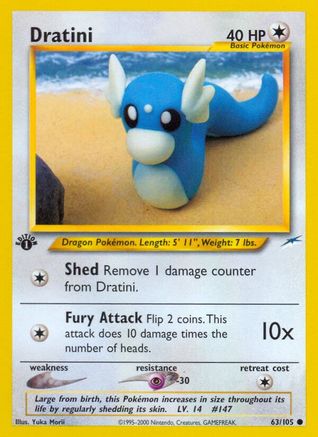 Dratini (63/105) [Neo Destiny 1st Edition] - Trinity Hobby