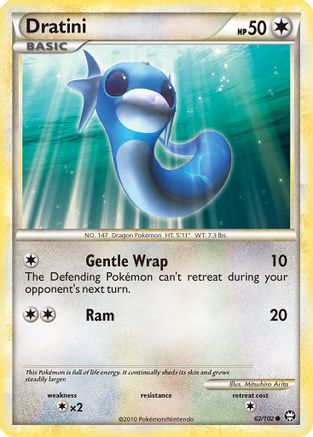 Dratini (62/102) [HeartGold & SoulSilver: Triumphant] - Trinity Hobby