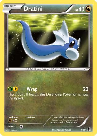 Dratini (1/20) [Black & White: Dragon Vault] - Trinity Hobby