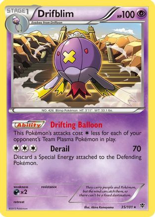 Drifblim (35/101) [Black & White: Plasma Blast] - Trinity Hobby