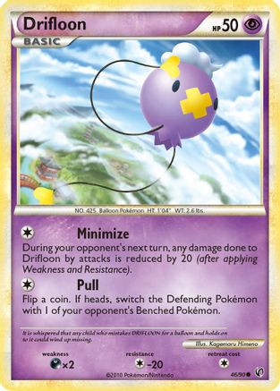 Drifloon (46/90) [HeartGold & SoulSilver: Undaunted] - Trinity Hobby