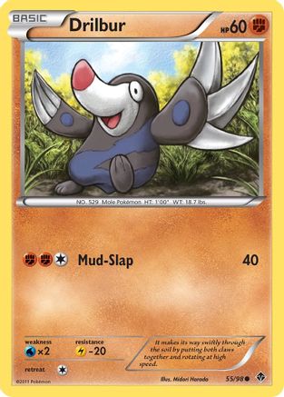 Drilbur (55/98) [Black & White: Emerging Powers] - Trinity Hobby