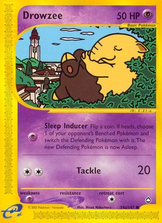 Drowzee (74a/147) [Aquapolis] - Trinity Hobby