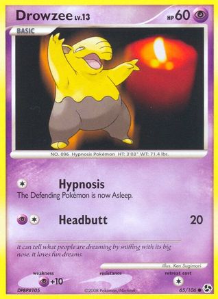 Drowzee (65/106) [Diamond & Pearl: Great Encounters] - Trinity Hobby