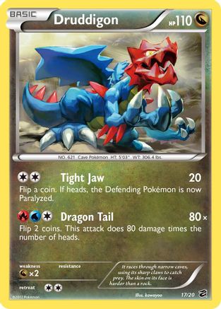 Druddigon (17/20) [Black & White: Dragon Vault] - Trinity Hobby