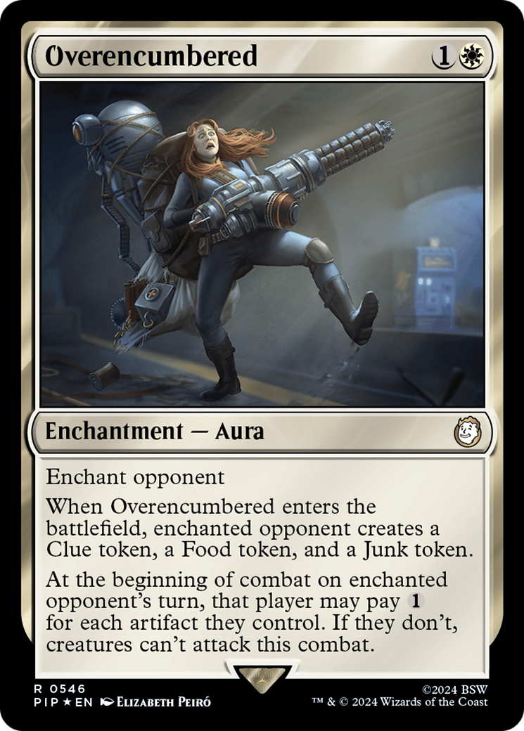 Overencumbered (Surge Foil) [Fallout] - Trinity Hobby