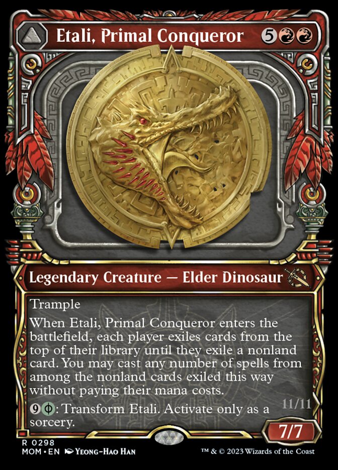 Etali, Primal Conqueror // Etali, Primal Sickness (Showcase Planar Booster Fun) [March of the Machine] - Trinity Hobby