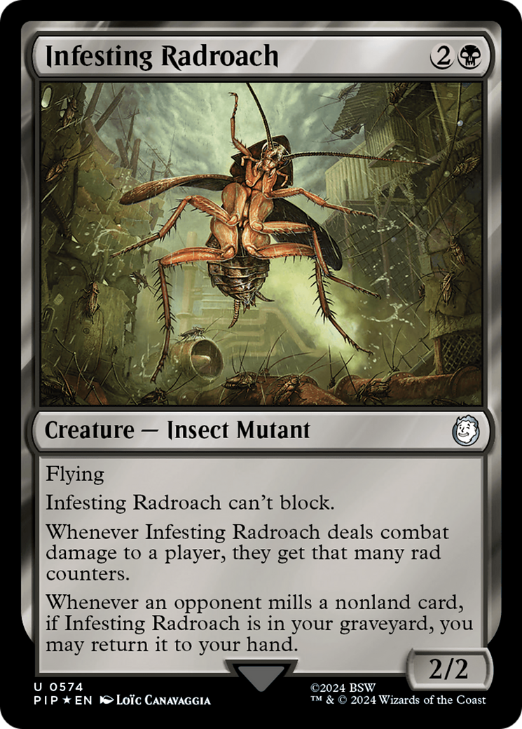 Infesting Radroach (Surge Foil) [Fallout] - Trinity Hobby