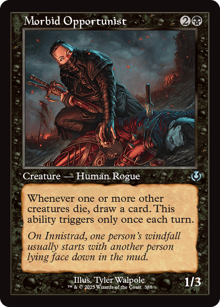 Morbid Opportunist (Retro Frame) [Innistrad Remastered] - Trinity Hobby