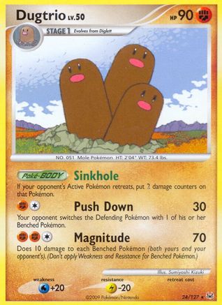 Dugtrio (24/127) [Platinum: Base Set] - Trinity Hobby