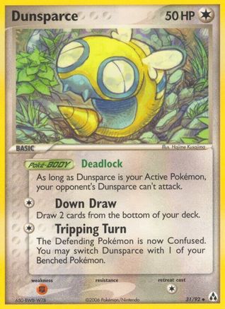 Dunsparce (31/92) (Stamped) [EX: Legend Maker] - Trinity Hobby
