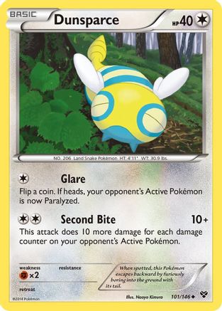 Dunsparce (101/146) [XY: Base Set] - Trinity Hobby