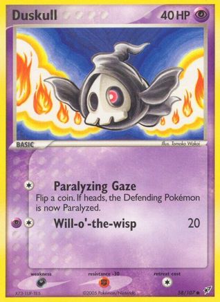 Duskull (58/107) (Stamped) [EX: Deoxys] - Trinity Hobby