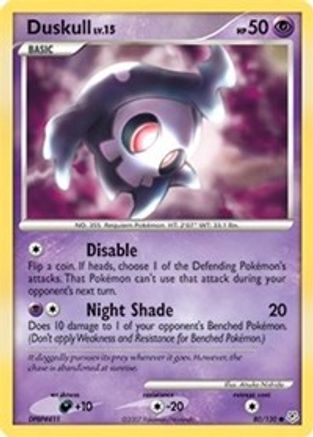 Duskull (80/130) [Diamond & Pearl: Base Set] - Trinity Hobby