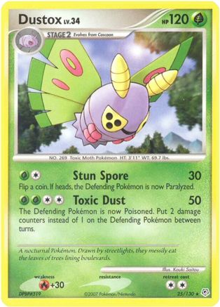 Dustox (25/130) [Diamond & Pearl: Base Set] - Trinity Hobby