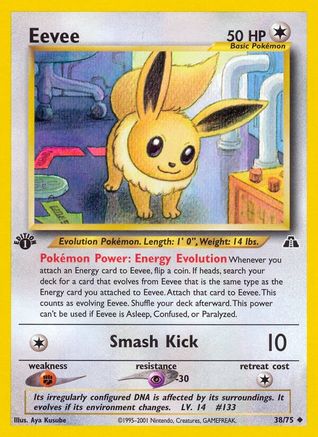 Eevee (38/75) [Neo Discovery 1st Edition] - Trinity Hobby
