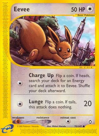 Eevee (75/147) [Aquapolis] - Trinity Hobby