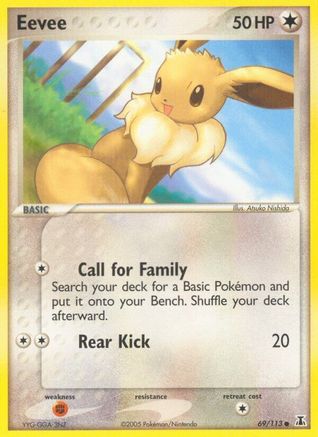 Eevee (69/113) (Stamped) [EX: Delta Species] - Trinity Hobby