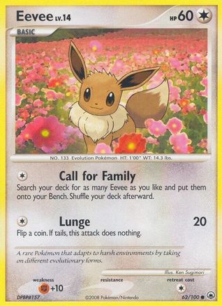 Eevee (62/100) [Diamond & Pearl: Majestic Dawn] - Trinity Hobby