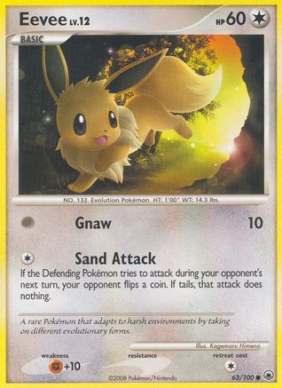 Eevee (63/100) [Diamond & Pearl: Majestic Dawn] - Trinity Hobby
