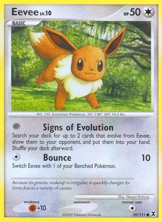 Eevee (59/111) [Platinum: Rising Rivals] - Trinity Hobby