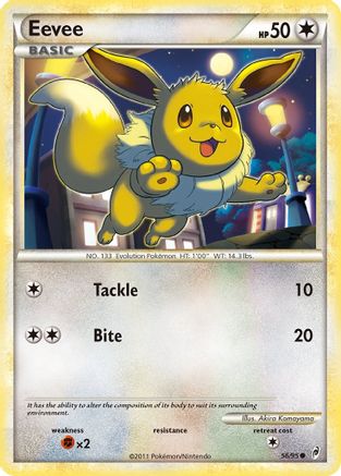Eevee (56/95) [HeartGold & SoulSilver: Call of Legends] - Trinity Hobby