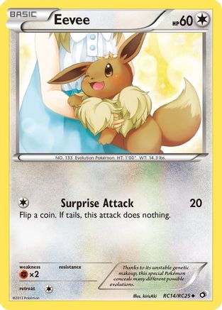 Eevee (RC14/RC25) [Black & White: Legendary Treasures] - Trinity Hobby
