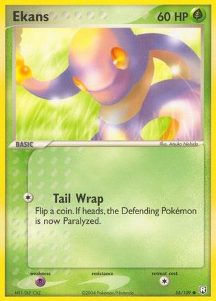 Ekans (55/109) (Stamped) [EX: Team Rocket Returns] - Trinity Hobby
