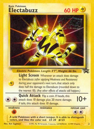 Electabuzz (2) [Wizards of the Coast: Black Star Promos] - Trinity Hobby
