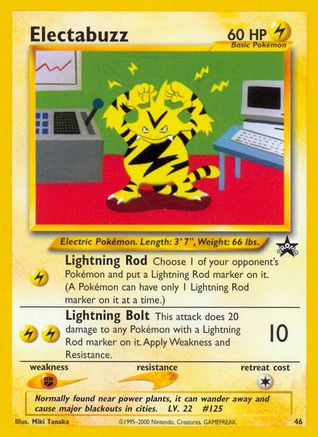 Electabuzz (46) [Wizards of the Coast: Black Star Promos] - Trinity Hobby