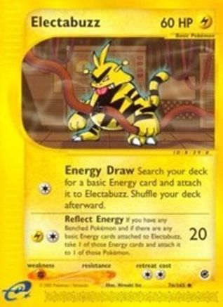 Electabuzz (76/165) [Expedition: Base Set] - Trinity Hobby
