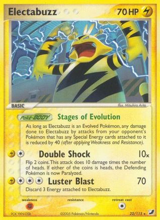Electabuzz (22/115) (Stamped) [EX: Unseen Forces] - Trinity Hobby