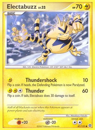 Electabuzz (87/132) [Diamond & Pearl: Secret Wonders] - Trinity Hobby