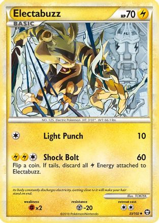 Electabuzz (33/102) [HeartGold & SoulSilver: Triumphant] - Trinity Hobby