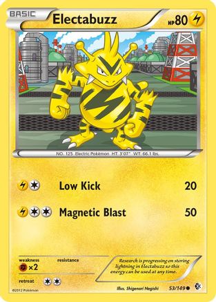 Electabuzz (53/149) [Black & White: Boundaries Crossed] - Trinity Hobby