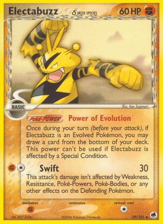 Electabuzz (29/101) (Delta Species) [EX: Dragon Frontiers] - Trinity Hobby