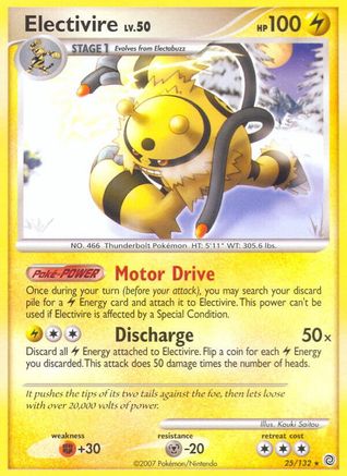 Electivire (25/132) [Diamond & Pearl: Secret Wonders] - Trinity Hobby