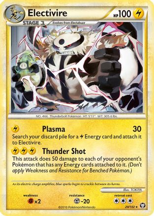 Electivire (20/102) [HeartGold & SoulSilver: Triumphant] - Trinity Hobby