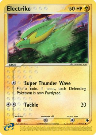 Electrike (53/109) [EX: Ruby & Sapphire] - Trinity Hobby