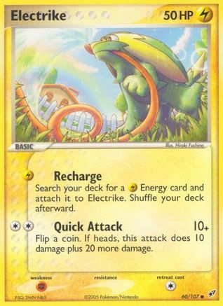 Electrike (60/107) (Stamped) [EX: Deoxys] - Trinity Hobby