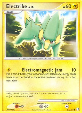 Electrike (81/123) [Diamond & Pearl: Mysterious Treasures] - Trinity Hobby