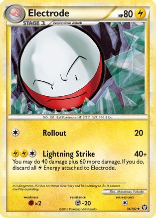 Electrode (34/102) [HeartGold & SoulSilver: Triumphant] - Trinity Hobby