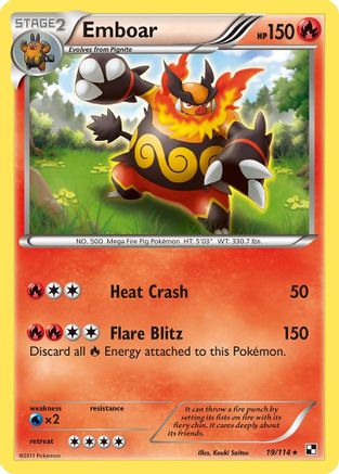 Emboar (19/114) [Black & White: Base Set] - Trinity Hobby